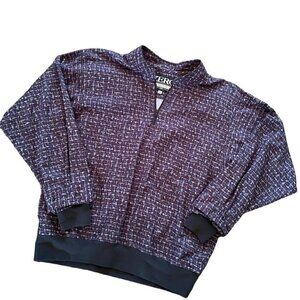 Zero Restriction Golf Windshirt Jacket Pullover Grey USA Vintage Size Small